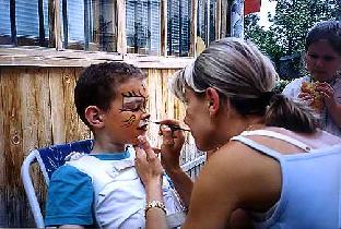 Jojo had changed to a tiger... (July 2001) Jojo had changed to a tiger... (July 2001)